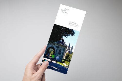 Flyer mit dem Schriftzug "Faire Radtour"