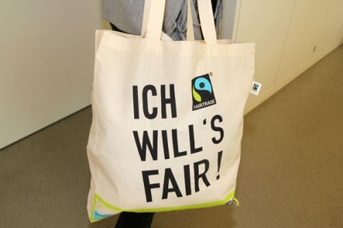 Baumwolltasche mit der Aufschrift „ICH WILL´S FAIR!“